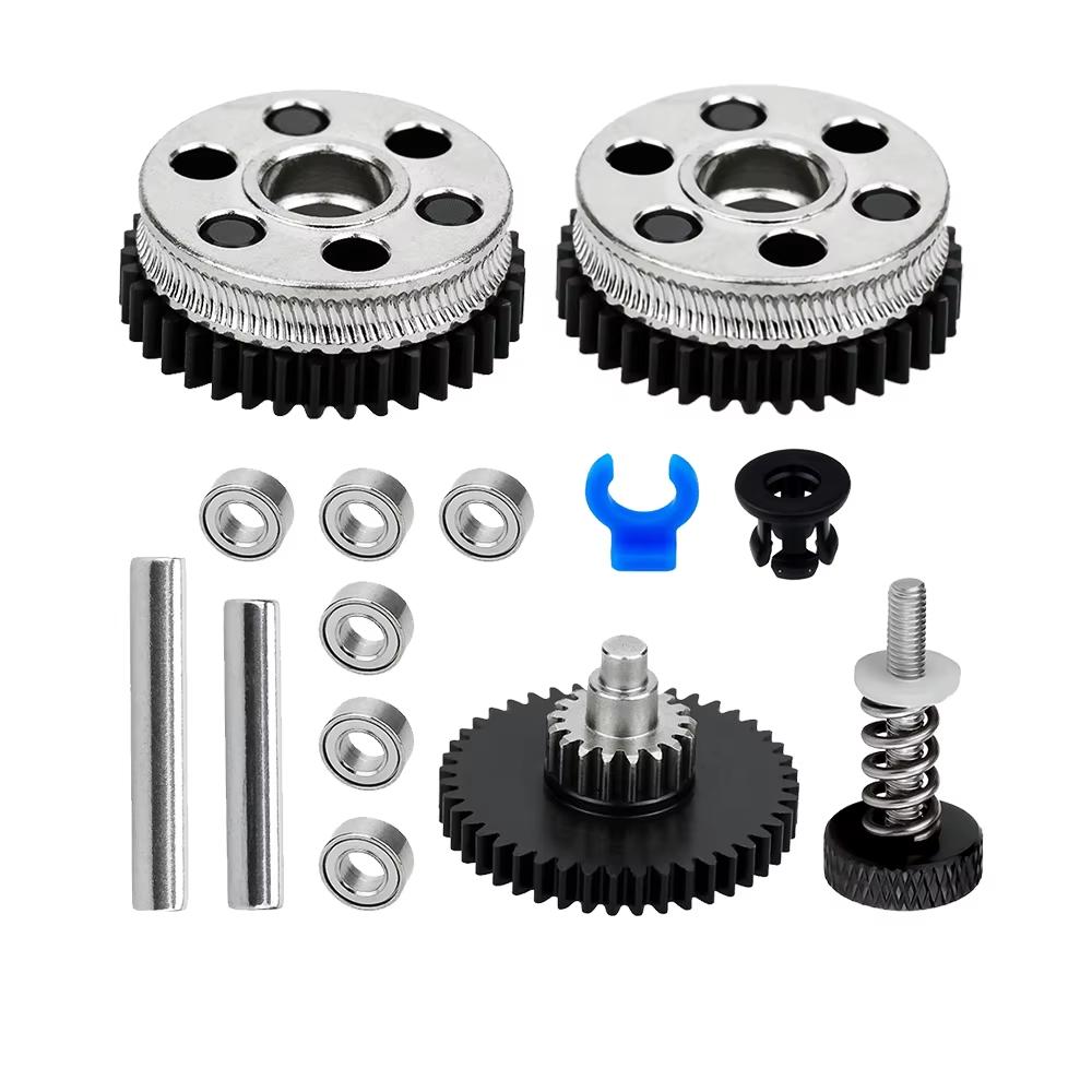 Vylepšený HGX Lite 2.0 Extrudér Šroubovicový Zub Velké Ozubené Kolečko Pohon Extrudér Dvojité Ozubené Kolečko Celokovové 3D Tiskárna Příslušenství