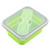 600ml Silicone Collapsible Portable Lunch Box Bowl Folding Food Storage Container