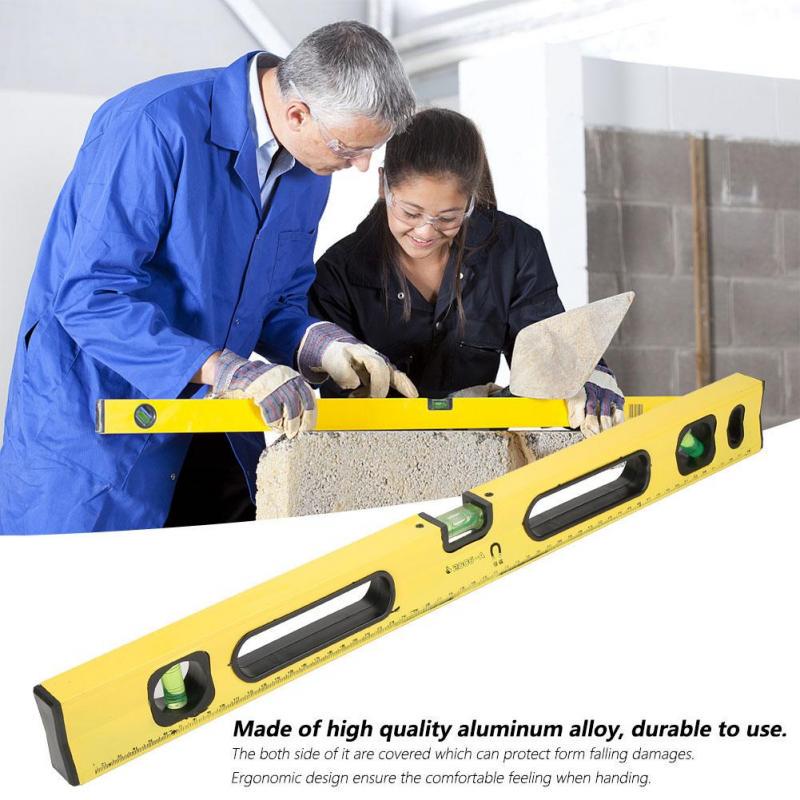 Digital Spirit Level 600mm Yellow High Precision Magnetic Aluminum Alloy Bubble Ruler Spirit Level Digital Spirit Level 600mm Yellow High Precision Magnetic Aluminum Alloy Bubble Ruler Spirit Level