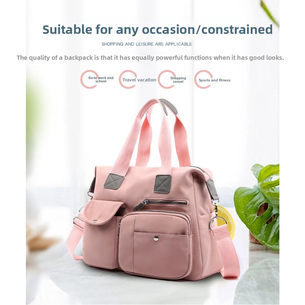 Women's Shoulder Bag, European Beautiful Women's Shoulder Bag, Mommy Bag, Nylon Bag, Portable Large-capacity Travel Bag