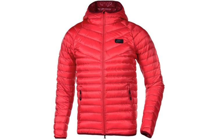 Nike Down Jackets Men s Red Stand Collar Moderate Other 693534-657 XL