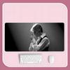 D-David S-Singer B-Bowies Mouse Pad 900x400mm Rectangular Pad PC Keyboard Office Table Rubber 900x400mm Mat XXL Laptop Lock Edge