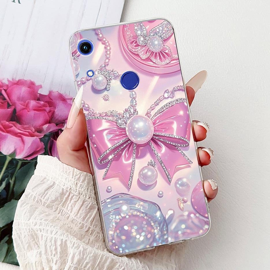 For Huawei Honor 8A Prime Case JAT-LX1 Cute Cat Butterfly Painted Cover Soft Silicone Case For Honor 8C 8X Honor8C Honor8X Shell