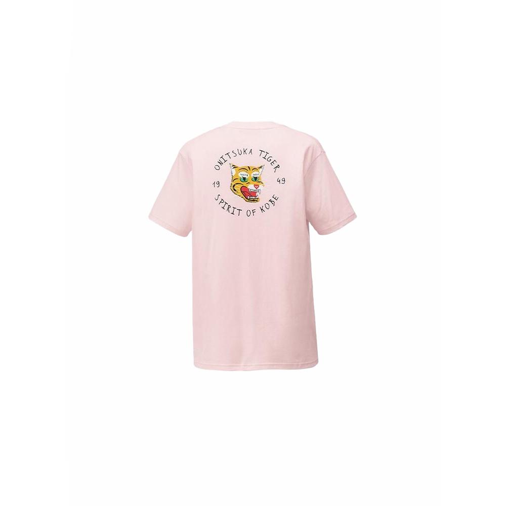 Onitsuka Tiger Graphic T-Shirt  Pink  Men s 2183B181-700 M