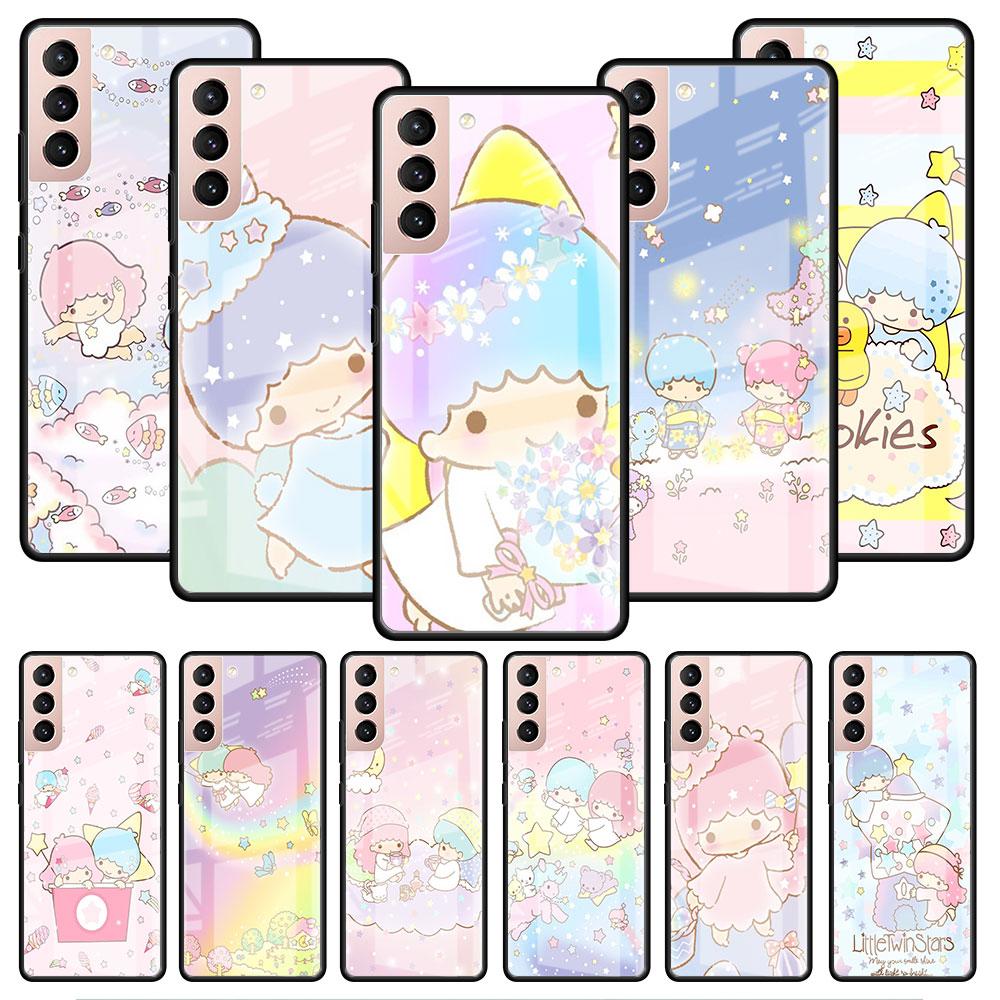 

Стеклянный чехол для Samsung Galaxy S22 S20 FE S21 Plus Phone Cover S10 5G S9 Note 20 Ultra 10 Lite Shell LittleTwinStars Samsung S20 5G