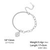 Bracciale Vergine Maria Benedetta Jeshayuan per Donna Colore Oro Braccialetti Madonna Amuleti Cristiani in Acciaio Inossidabile Gioielli Regalo