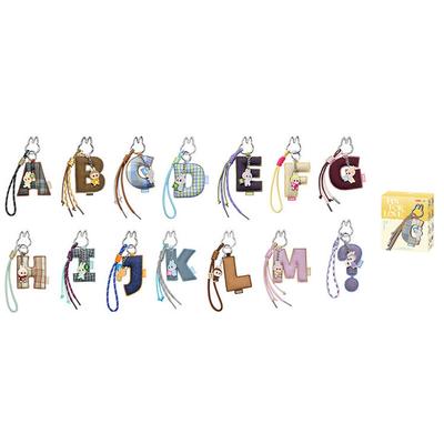 The Monsters LABUBU Pin For Love Collection Letter Pendant Blind Box, Single Mystery Box