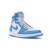 Air Jordan 1 Retro High OG UNC Men Sneakers White Dark-Powder-Blue 555088-117