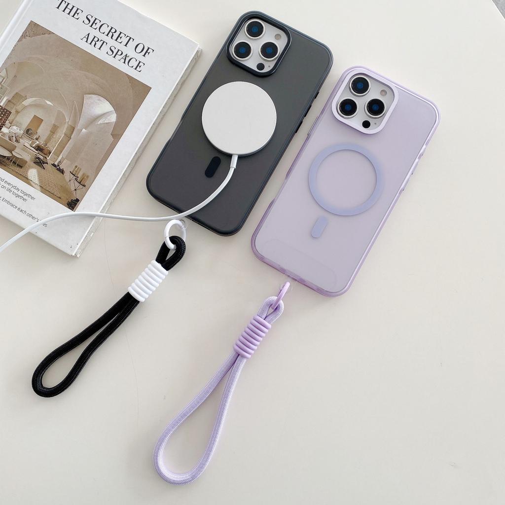 Applicable to Apple 11promax mobile phone case 11promax anti-drop Apple 11 magnetic suction 11 hand rope 11 skin feel matte