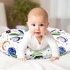 Soft and Breathable U Shaped Nursing Pillow Cover Cartoon Print Pillow Case Breastfeeding Pillow Slipcover Protectors