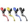 Universal Motorcycle Adjustment Front Brake Masters Cylinder Clutch Lever for Dirt Bike with 7/8" 22mm Standard Handlebar