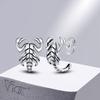 Vnox Coole Skorpion Ohrstecker für Männer Frauen, Gotische Tier Ohrstecker, Unisex Punk Rock Ohrschmuck