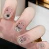 Cute Puppy and Cat Eye Short Press-On Nails – Handmade and Popular Among Students