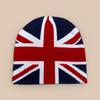 2026 UK English Union Jack Flag Jacquard Knitted Winter Warm Beanie Hat Children Adults Unisex Fashion High Quality