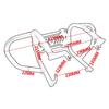 EODIEMD For 2026 2025 2024 2023 PG1 Pg1 Engine Bumper Guard Flash Stunt Cage Crash Bar Frame Guard Protector PG-1 Pg-1 [Used]