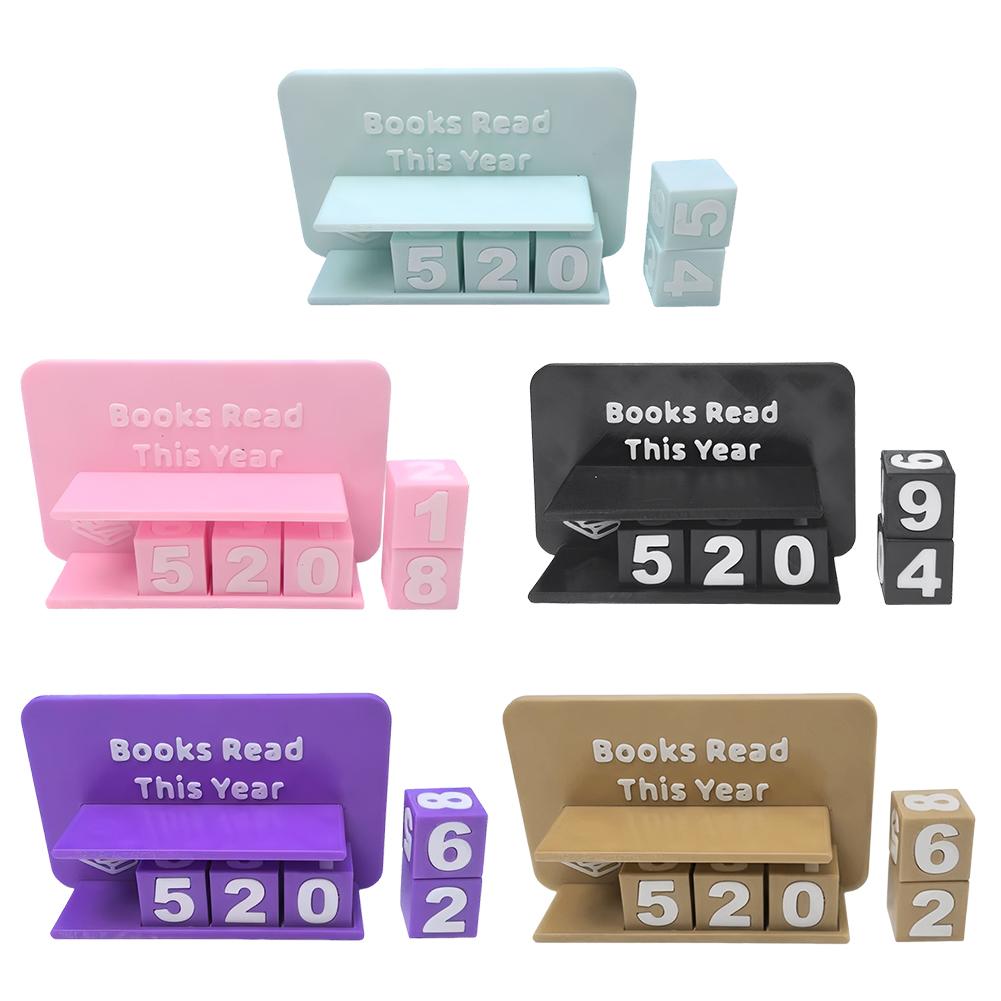 Bücher gelesen dieses Jahr Zählornamente Verschleißfest Kleiner Buchzähler Buchzähler Schild für Lehrer Schriftsteller Bibliotheksliebhaber