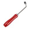 Rowkarka do podłóg Solidny stalowy frez do rowkowania z 3 zapasowymi ostrzami do montażu podłóg z tworzywa PVC Czerwony buk handle