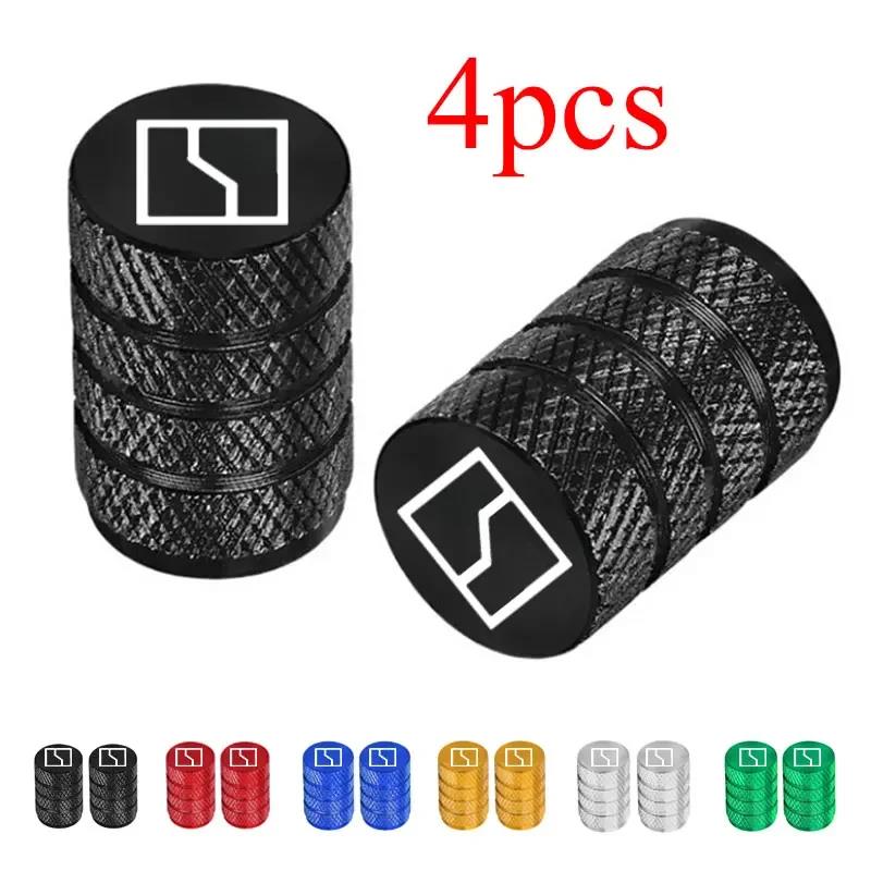 For Zeekr 001 MIX 009 007 Zeekr X 7X 4pcs Car Wheel Tire Air Valve Caps Stem Cover Caps Airdust Covers with Brand Valve Stems 1