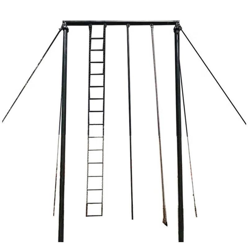 Outdoor Rope Climbing Fitness Structure