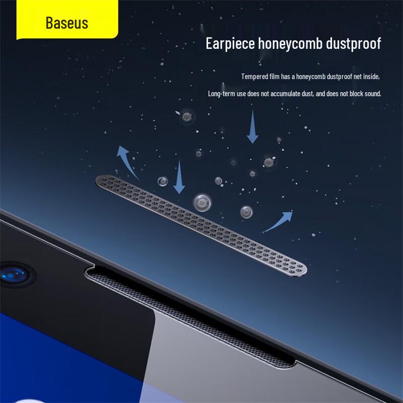 Baseus 2nd Gen AR Enhanced HD Corning Tempered Glass Screen Protector with Dust-Free Applicator