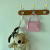 IELGY Women's Simple Textured Mini Pink Messenger Small Square Bag