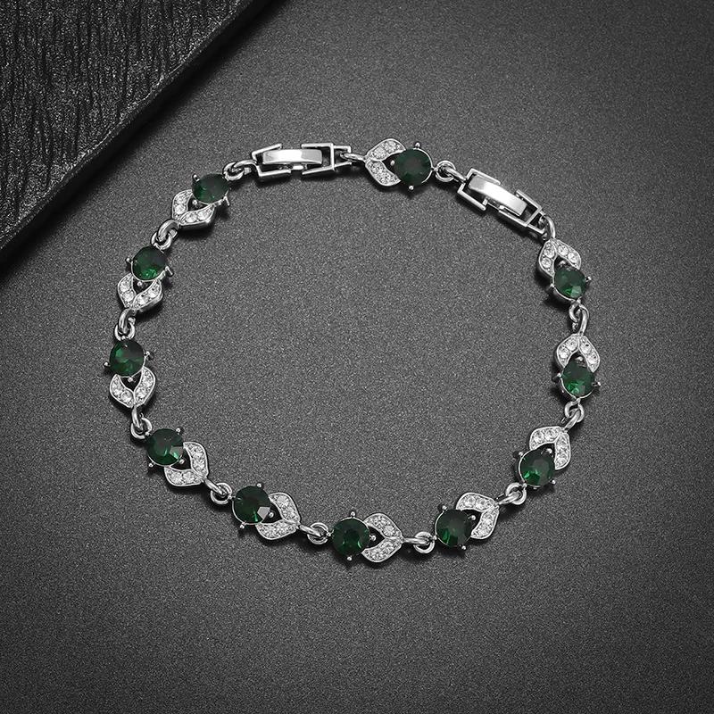 Fashionable and Exquisite Shiny Zircon Sunflower Bracelet Women's Trendy Dinner Party Jewelry Girls Gift