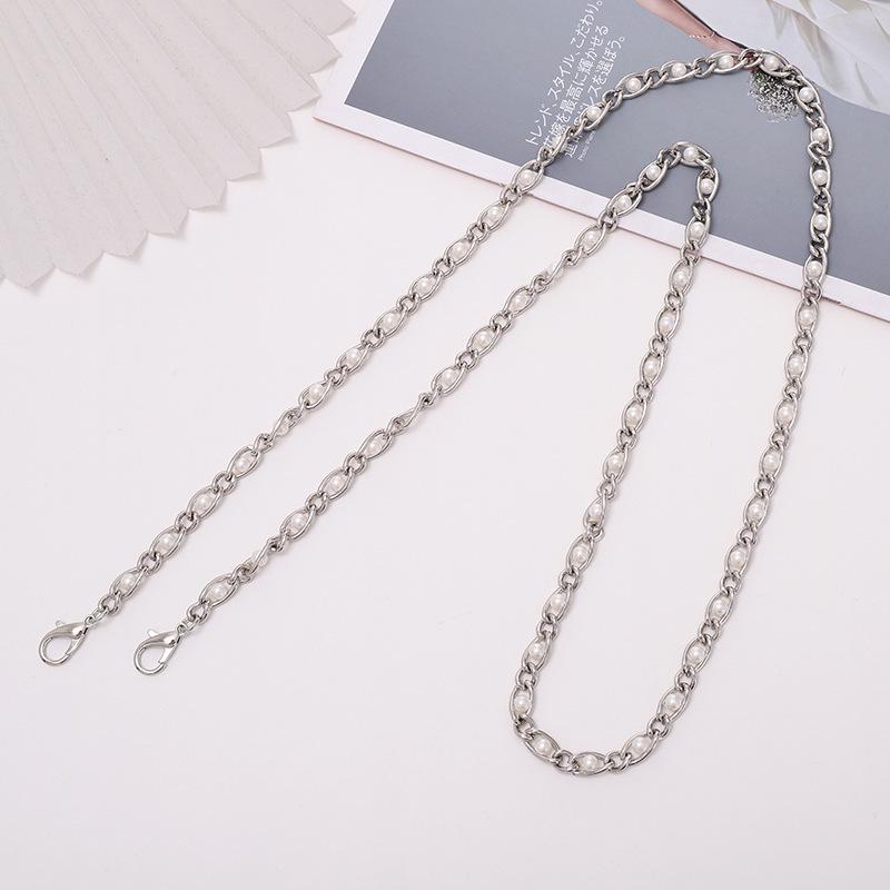 Metalowy łańcuszek do telefonu crossbody odporny na upadki z klipsem i smyczą 125 cm