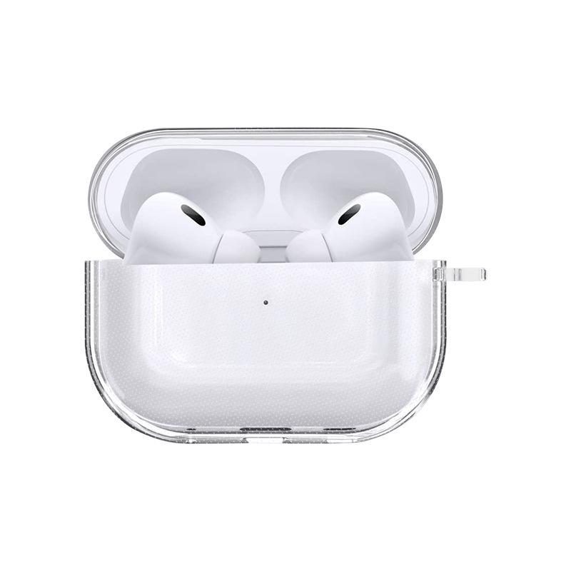 TPU Protective Case for AirPods Pro 3: Transparent Shell for New Apple Earphones AirPods Pro 3 чистый белый