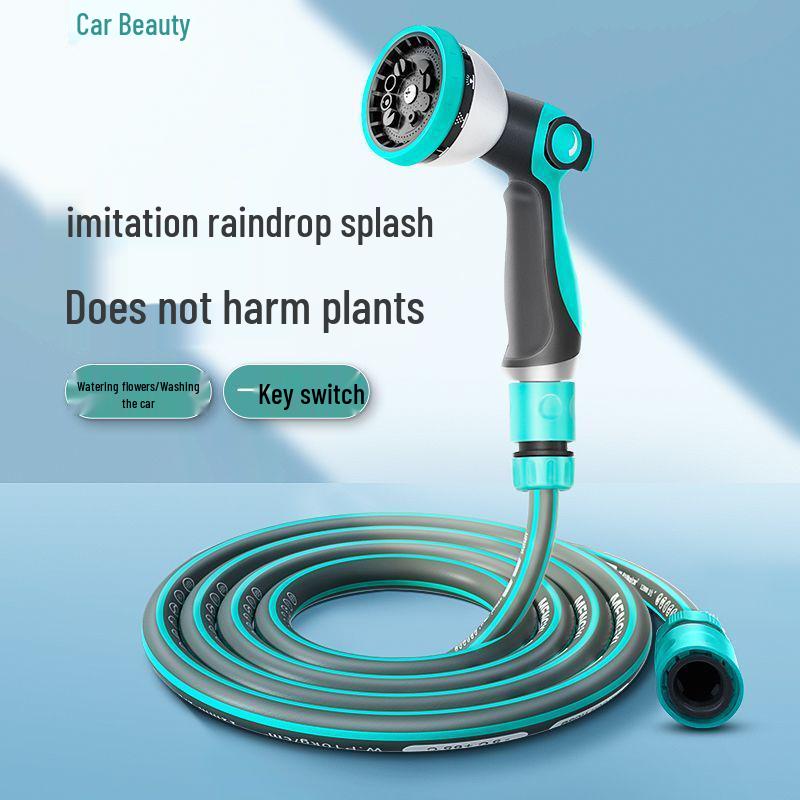 High-Pressure Water Gun & Garden Shower Hose Set