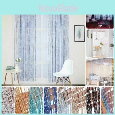 Luxuriöser Quasten-Hängevorhang für Tür und Fenster mit elegantem Schnurdesign