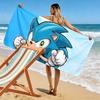Sonic the Hedgehog4 Print Beach Towel, Large Soft Quick Dry Towel for Beach Camping Swimming