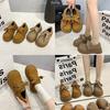 [Ushilai] Retro Platform Loafers Women's Spring 2025 New Fashion Casual Versatile British Single Shoes