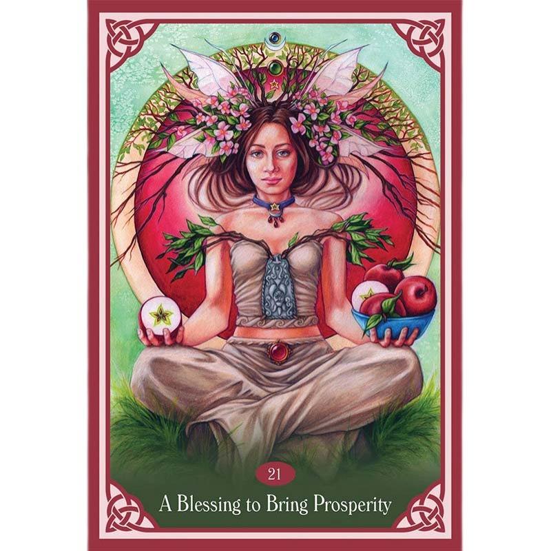 10.4*7.3cm Blessed Be Oracle Cards Leisure Party Table Game Fortune-telling Prophecy Tarot Deck 46 Pcs Oracle Cards