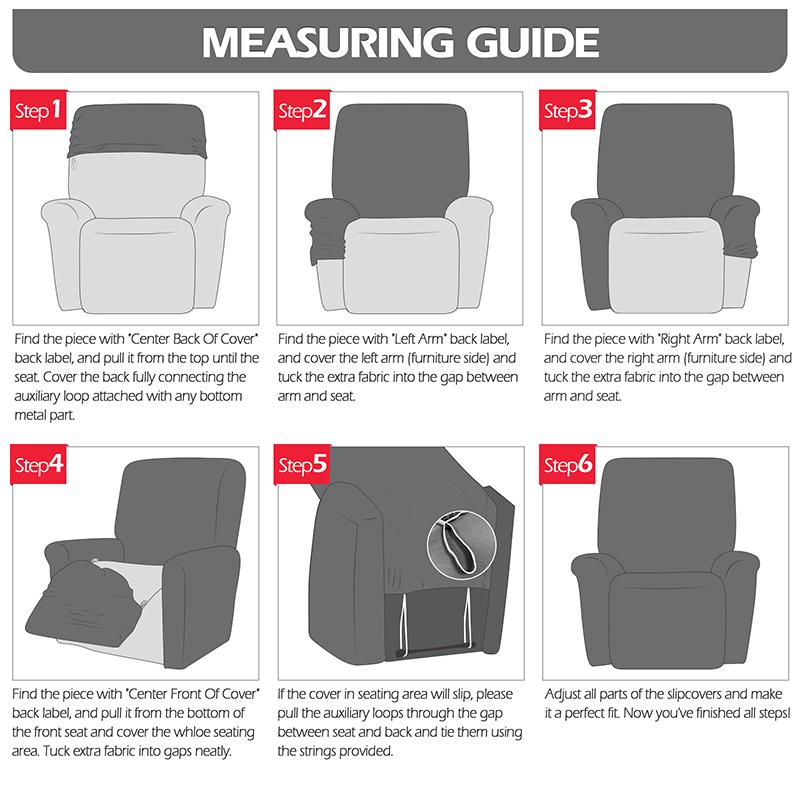 Potah na pohovku 1/2/3 Potah na pohovku Elastický chránič na pohovku