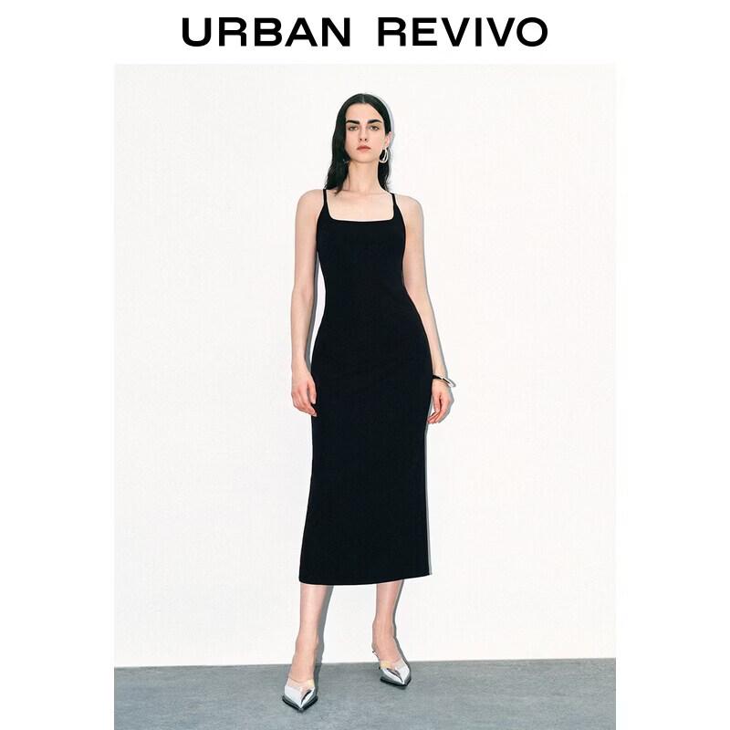 UR2026 Women s Slim Strap Maxi Dress L
