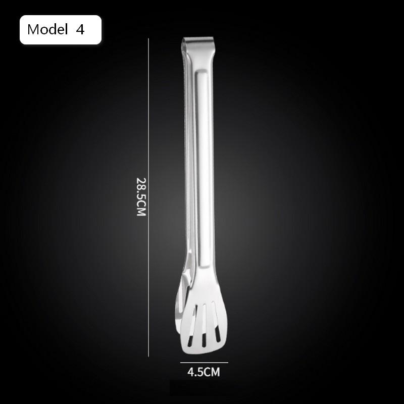 Stainless Steel Food Tongs BBQ Meat Salad Bread Tongs Buffet Tongs Non-slip Heat-resistant Tongs Kitchen Gadgets