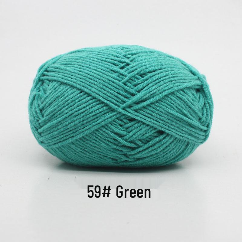 Baby 4-lagiges Milchbaumwollgarn zum Stricken von DIY-Schals oder Decken
