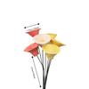 5 Pcs Flower Shape Bee Water Dispenser Portable Design Handmade Porcelain Ceramic Ornament Easy To Use