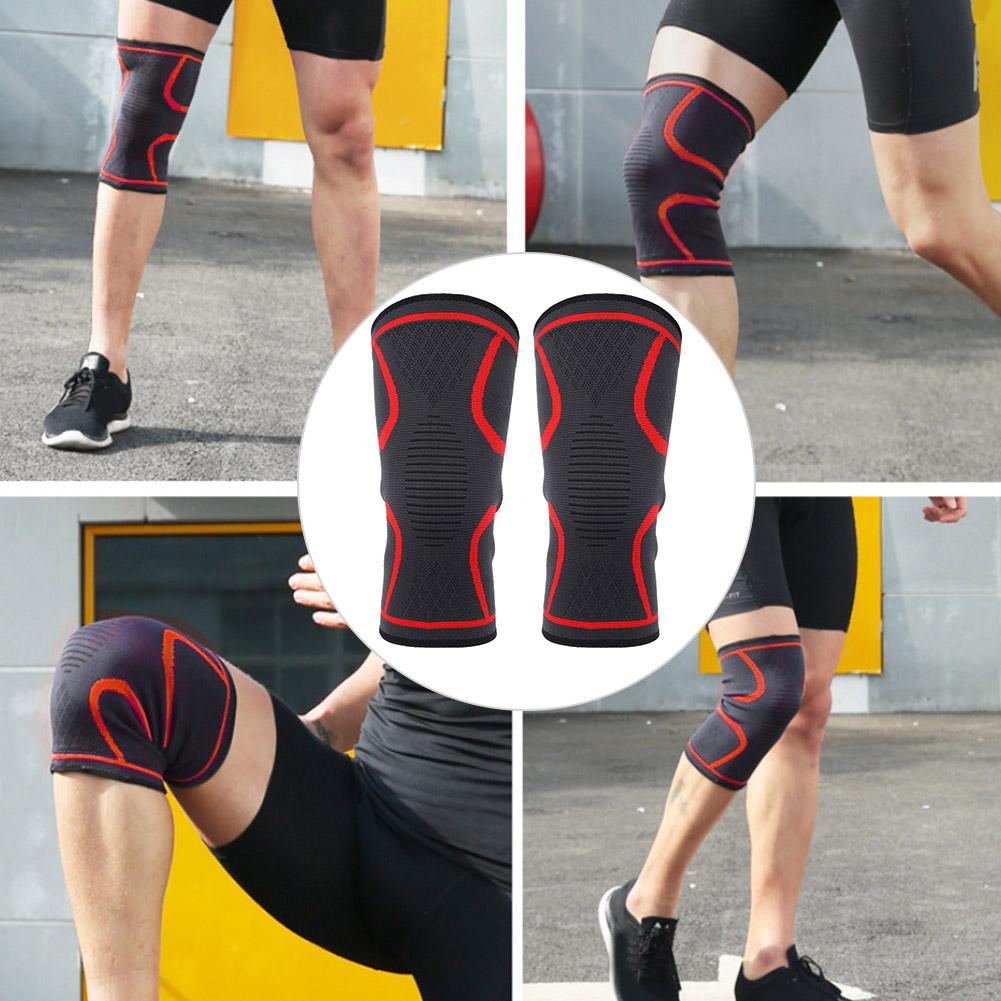 Knee Support Fitness Running Cycling Braces Kneepad Sport Gym Knee Pad Elastic Nylon