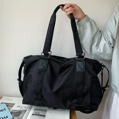 Einkaufstasche Geschäftsreisegepäcktasche Damen Große Kapazität Einzelschulter-Umhängetasche Nylontuch Leichte Herrenreisetasche