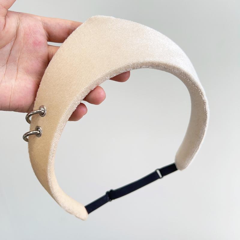 Crown Velvet Headband For Women European And American British Retro Hairpin Headband For Girls Home Leisure Headwear Gift
