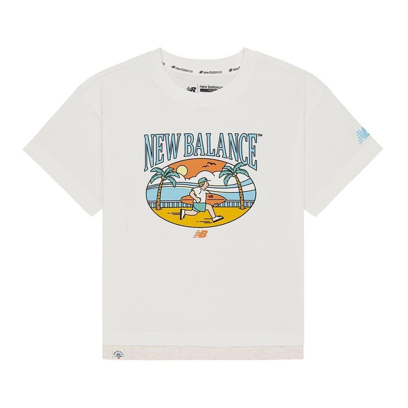 New Balance NB T Shirt Children Aged 3 7 Years Old 7EF22013-WT 130