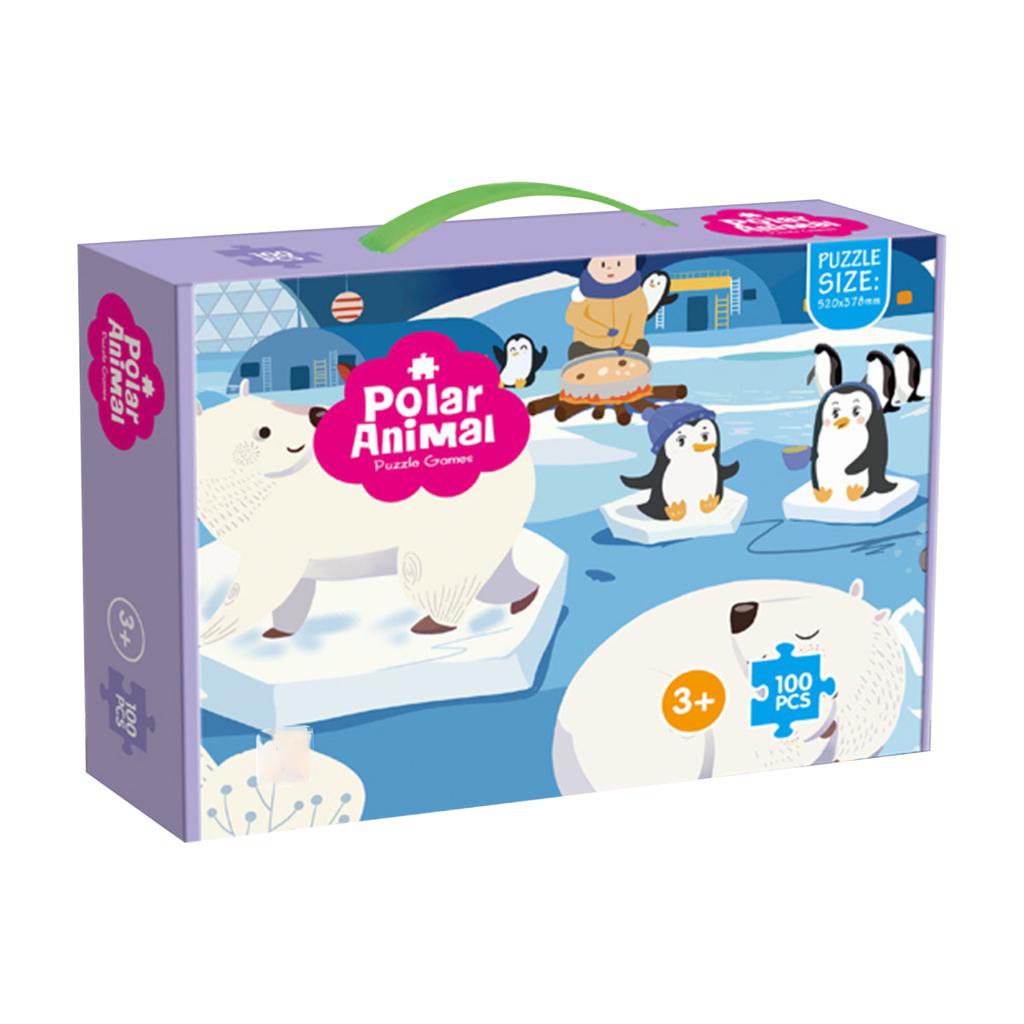 100PC Children's Advanced Educational Puzzles For Kindergarten Boys And Girls, Early Education Assembly Toys Puzzle thickness 1cm