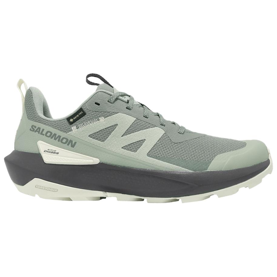 SALOMON Elixir Activ Gtx Soft Comfortable Non-Slip Durable Low-Cut Hiking Shoes Men Hiking Shoes Lime-Green 477578