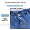 Super Size High Waist Summer Loose Fit Plus-Size Denim Shorts 3188