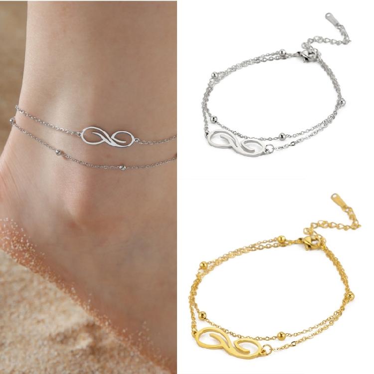 Double Layer Infinities Bracelet for Women Stainless Steel Comfortable Stylish and Versatile Jewelry Special Gifts