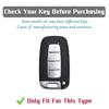 4 Buttons Car Key Case Cover Shell for Kia Sportage R Borreed Sorento K5 K7 Hyundai Tucson Azera IX35 Sonata Soft TPU Key Holder
