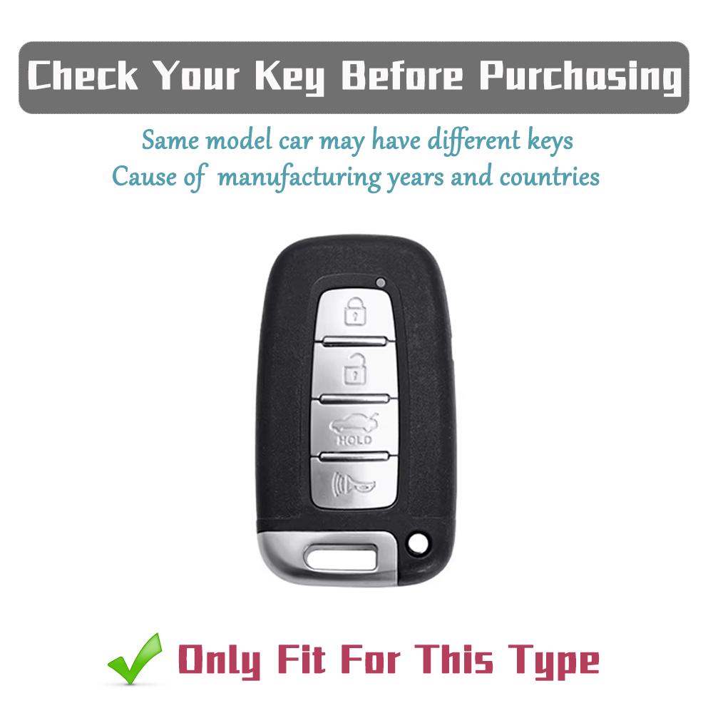 4 Buttons Car Key Case Cover Shell for Kia Sportage R Borreed Sorento K5 K7 Hyundai Tucson Azera IX35 Sonata Soft TPU Key Holder