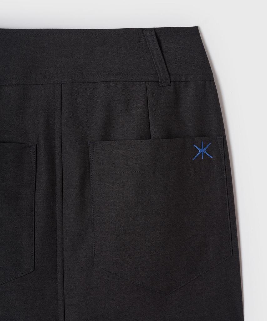 Yunse Base Long Skirt (Charcoal)