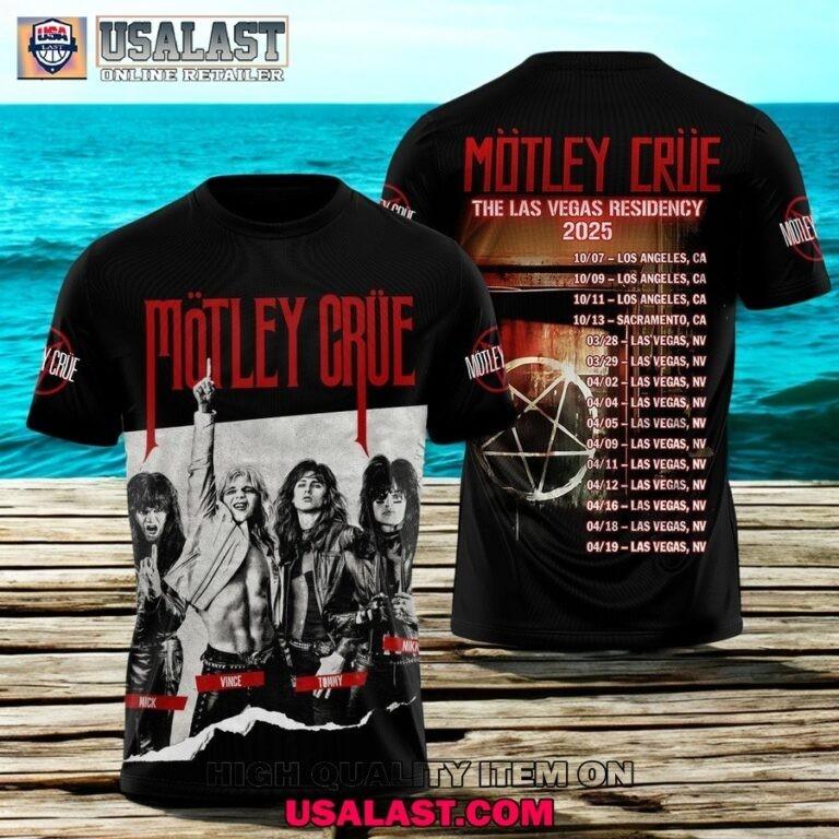 Motley Crue The Las Vegas Residency 2026 3D Shirt S